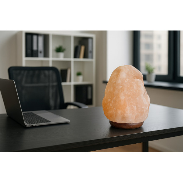 Соляна лампа Скеля 5-7 кг із гімалайської солі