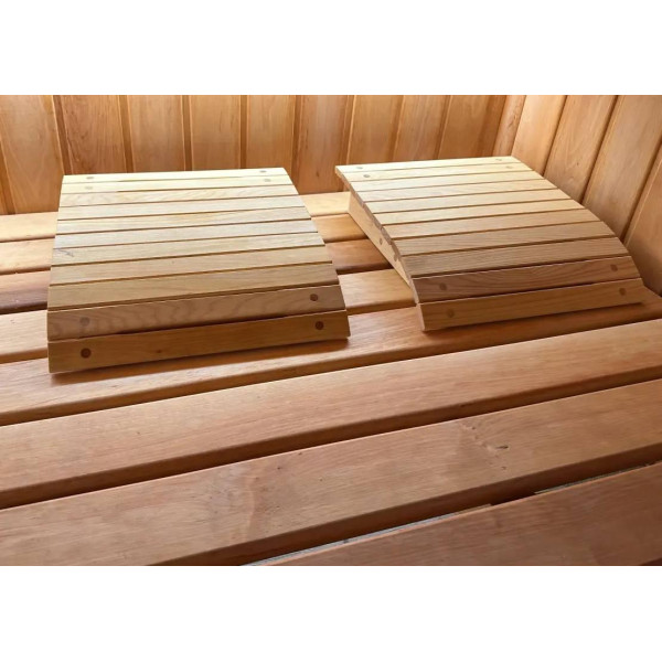 Підголовник ортопедичний 350/370 мм липа для лазні та сауни