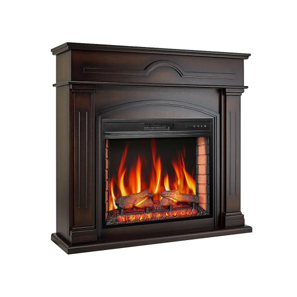 Електрокамін ArtiFlame December AF28S махагон коричневий антик