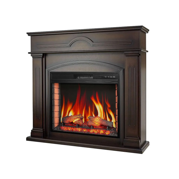 Електрокамін ArtiFlame December AF28S махагон коричневий антик