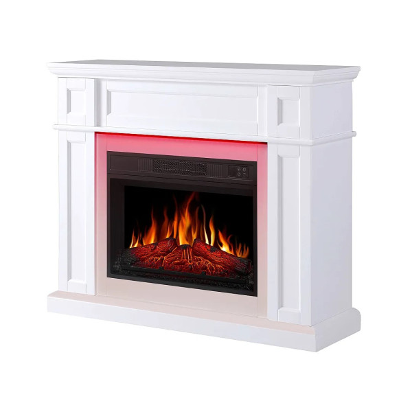 Электрокамин ArtiFlame Linz AF23S белый с LED подсветкой