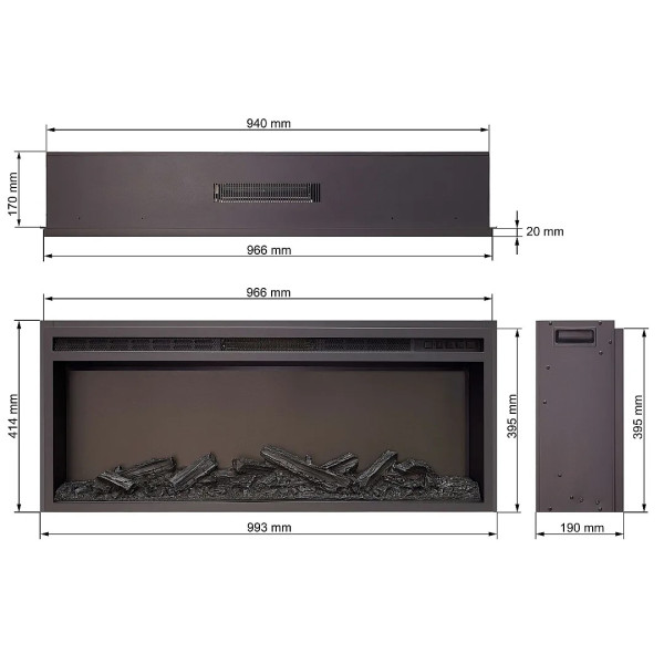Электрокамин ArtiFlame AF38 Multicolor