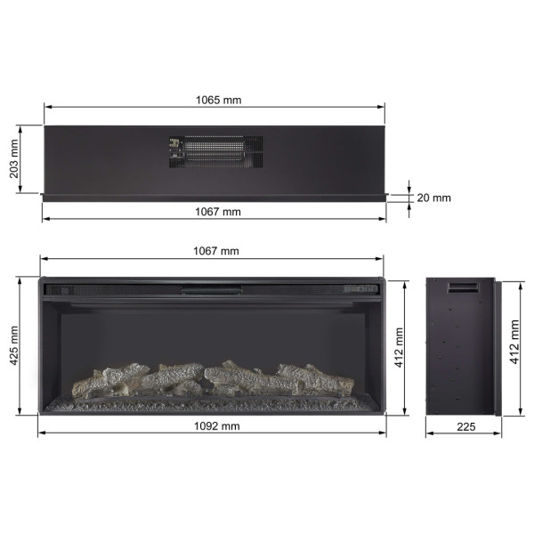 Электрокамин ArtiFlame AF42