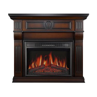 Электрокамин ArtiFlame Boston AF28S махагон коричневий антик