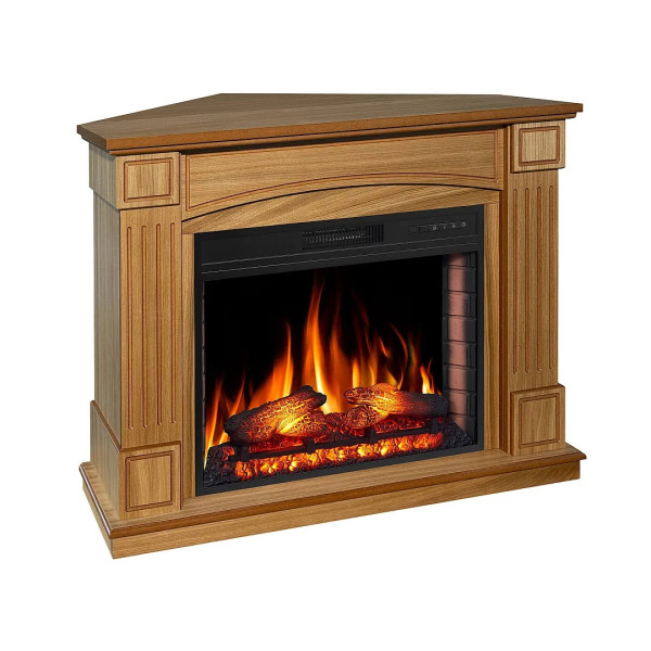 Електрокамін ArtiFlame Boston AF28S світлий дуб універсальний 2в1