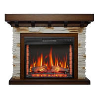 Електрокамін  ArtiFlame Ludwig AF28S дуб антик