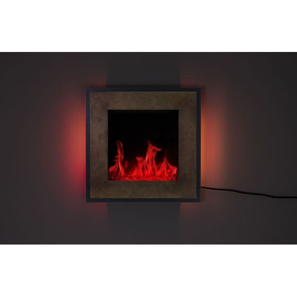 Електрокамін AFLAMO FORT BRONZE LIGHT/DARK  настінний