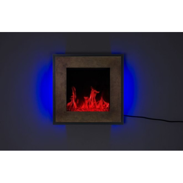 Електрокамін AFLAMO FORT BRONZE LIGHT/DARK  настінний