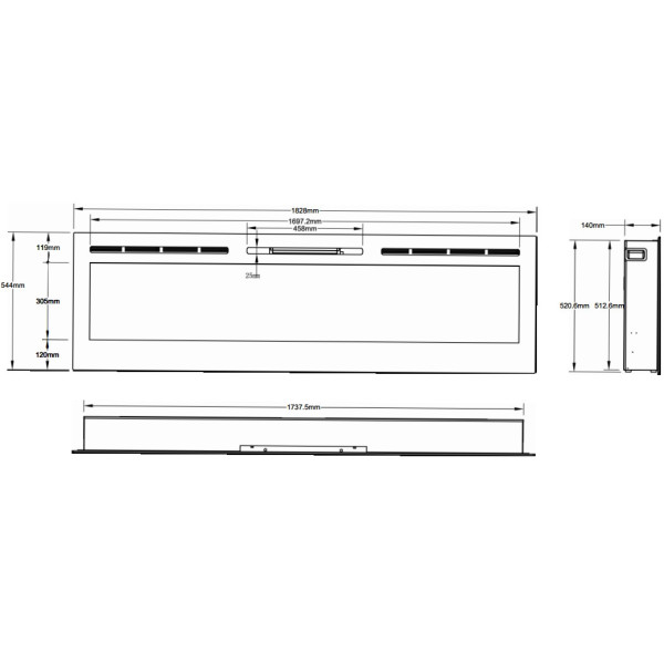 Электрокамин AFLAMO Majestic 72