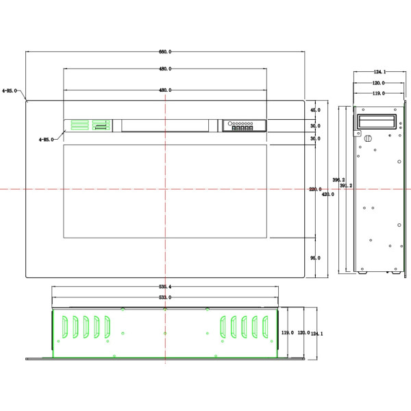 Електрокамін AFLAMO MAJESTIC 26 БІЛИЙ