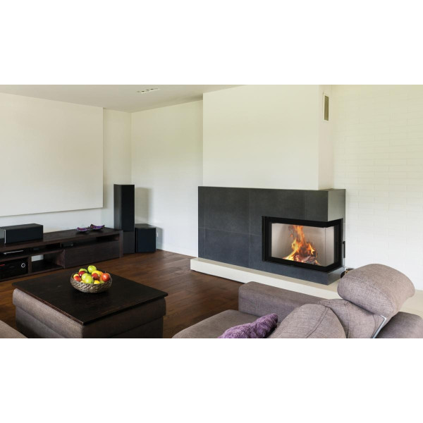 Каминная топка BEF HOME FEEL 9 CL / CP  с боковым стеклом ( 8 кВт)