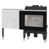 Камінна топка BEF HOME FEEL B 8 з прямим склом та дверцятами   які відчиняються в бік ( 8 кВт)