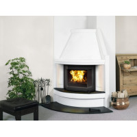 КАМІННА КАСЕТА DOVRE PHOENIX 3   (скляні призматичні дверцята ,9 кВт)