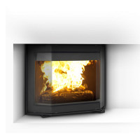 КАМІННА КАСЕТА DOVRE PHOENIX I   (скляні призматичні дверцята ,9 кВт)