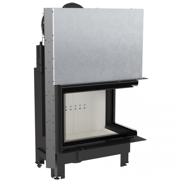 Камінна топка Kratki MBA 17 права BS гільйотина гнуте скло (17,0 кВт)