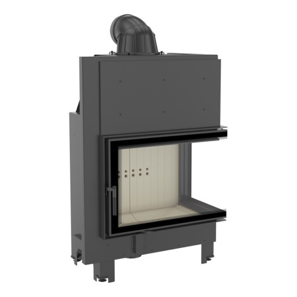 Камінна топка Kratki MBA 17 права BS гнуте скло (17,0 кВт)