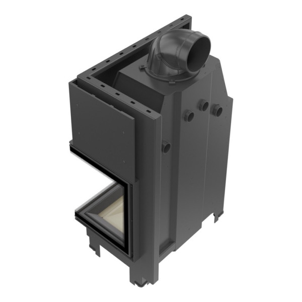 Камінна топка Kratki MBA 17 права BS гнуте скло (17,0 кВт)