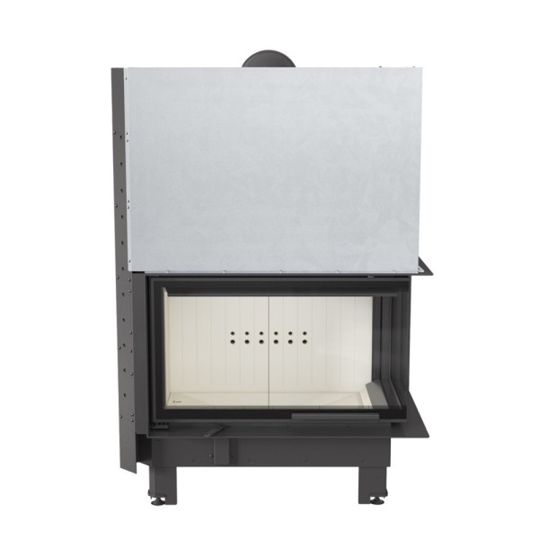 Каминная топка Kratki MBO 15 правая BS гильотина гнутое стекло (15,0 кВт)