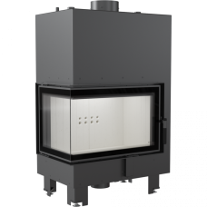 Каминная топка Kratki MBM PW 10 левая BS (12,0 кВт)(MBM/PW/10/L/BS/W)