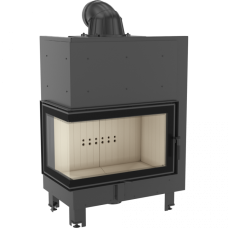 Камінна топка Kratki MBO 15 ліва BS гнуте скло (15,0 кВт)(MBO/L/BS/SG)