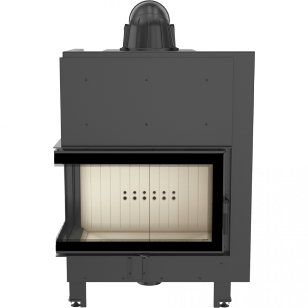 Каминная топка Kratki MBO 15 левая BS гнутое стекло (15,0 кВт)