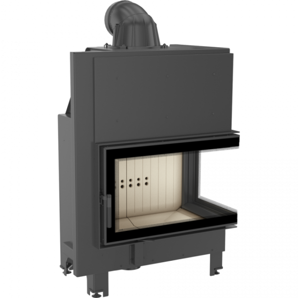 Камінна топка Kratki MBO 15 права BS гнуте скло (15,0 кВт)