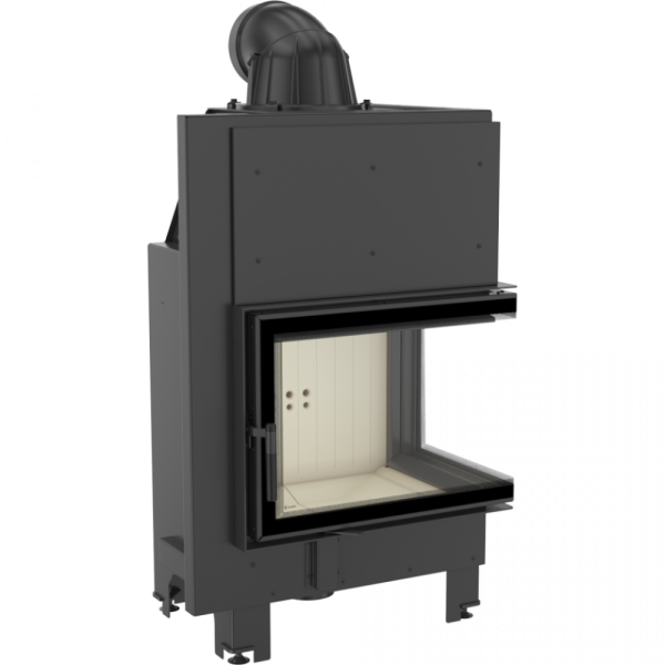 Камінна топка Kratki MBZ 13 права BS  гнуте скло