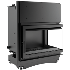 Каминная топка Kratki Olivia/PW/BP/17/BS/W (17 кВт)