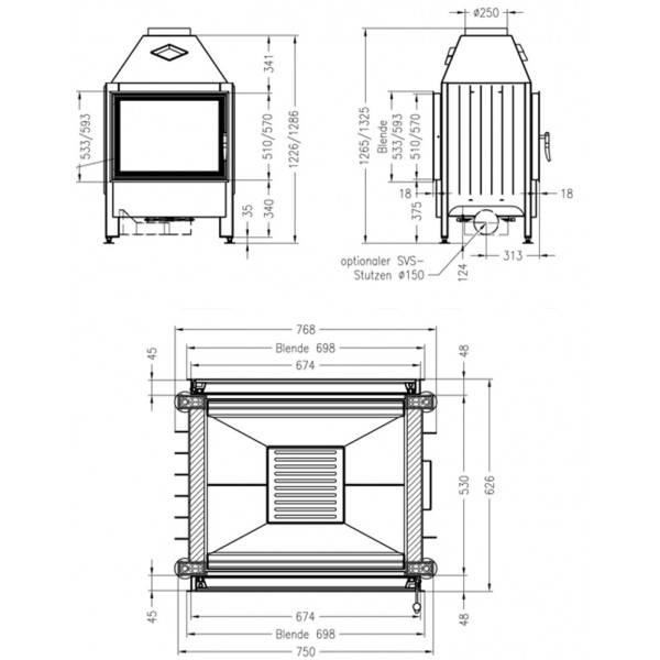 Каминная топка Spartherm Varia FD