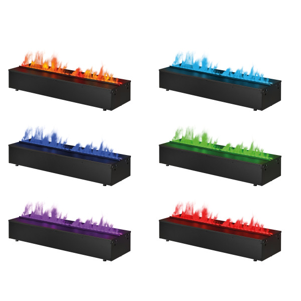 Електрокамін паровий Dimplex Opti-Myst Cassette 1000 Multicolor P PS зі справжнім 3D ефектом полумʼя, звуком та кольоровим полумʼям (підключення до води, імітація біо-каміна), розмір 1017x230x305