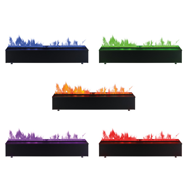 Електрокамін паровий Dimplex Opti-Myst Cassette 1000 Multicolor R SS New зі справжнім 3D ефектом полумʼя, звуком та кольоровим полумʼям (з ємностями для води, новий дизайн дров), розмір 1017x390x354