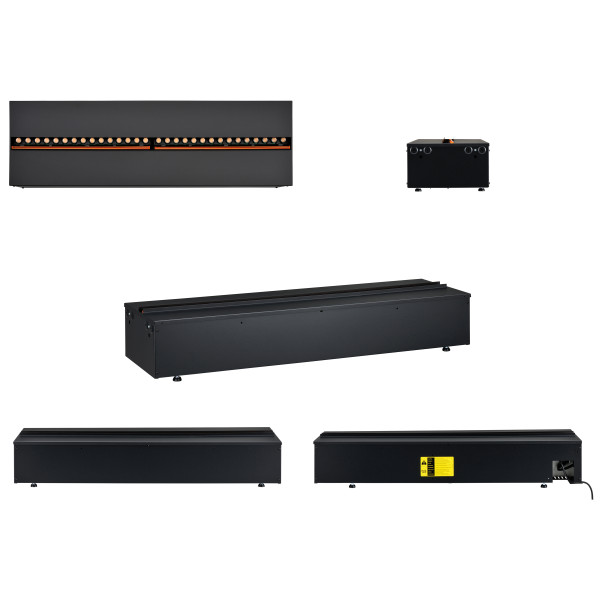 Электрокамин паровой Dimplex Opti-Myst Cassette 1000 R SS с емкостями для воды, новый дизайн дров