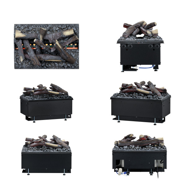 Електрокамін паровий Dimplex Opti-Myst Cassette 500 R SS з баком для води та дровами