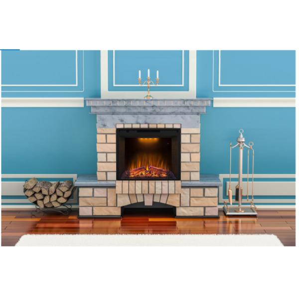 Электрокамин с обогревом Royal Goodfire 33 LED со звуком и дровами