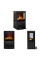 Чугунная электро печь Dimplex Mapleton 80 Opti Myst (MPT 80) с настоящим 3D эффектом, обогревом, дровами, звуком, размер 463x764x442