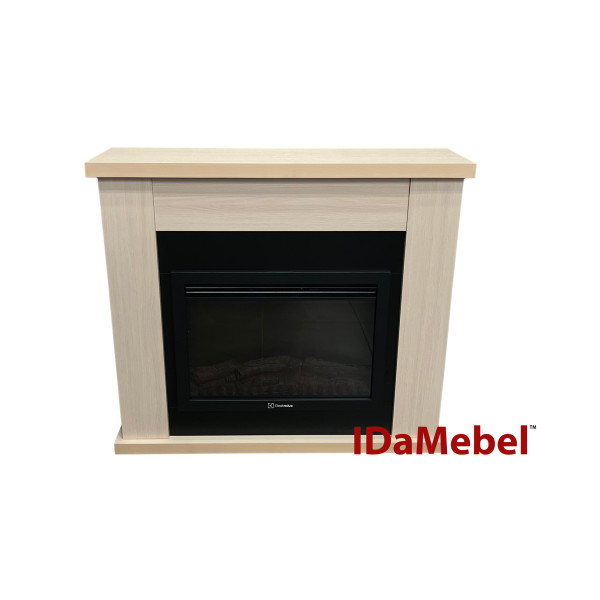 Камінокомплект IDaMebel Agata молочний дуб Electrolux 2520