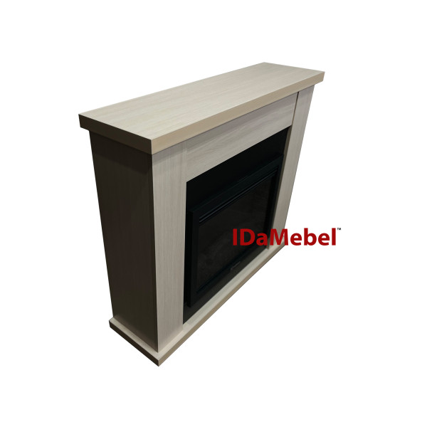 Камінокомплект IDaMebel Agata молочний дуб Electrolux 2520