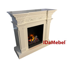 Камінокомплект IDaMebel Amalfi білий Cassette 400