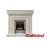 Каминокомплект IDaMebel Beethoven белый Flagstaff