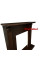 Каминокомплект IDaMebel Carolina орех Danville Antique Brass (вырез под плинтус 90x25)