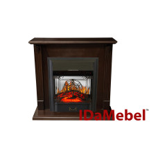 Камінокомплект IDaMebel Carolina горіх Majestic Black (виріз під плінтус 90x25)