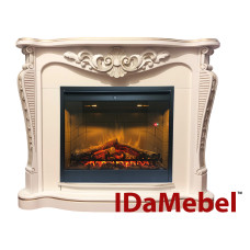 Каминокомплект IDaMebel Dallas White Symphony DF2608