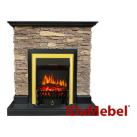 Каминокомплект IDaMebel Gemma Brown Majestic Black