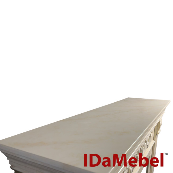 Каминокомплект IDaMebel Marseille Мрамор-Песок Symphony DF3020
