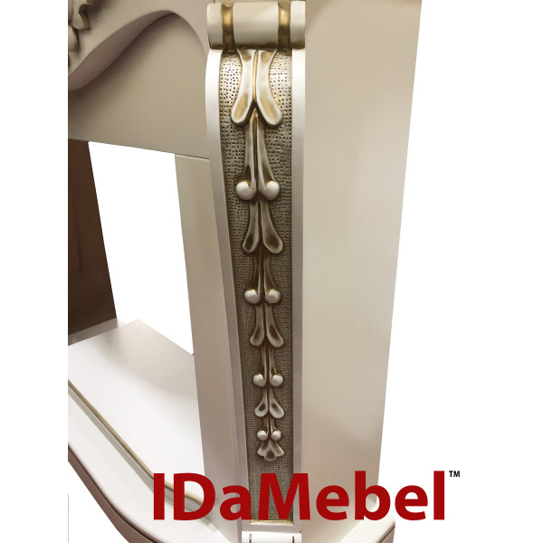 Портал IDaMebel Dallas White с патиной-золото