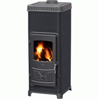 Піч Plamen Dora 10 N, 7,2 кВт, чорна