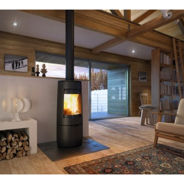 Піч чавунна Dovre BOLD 400 (піч овальної форми з боксом знизу , 7 кВт)