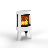 Піч чавунна Dovre SENSE 103 / Е12 - білий (піч на 3-скла, на ніжках , 7 кВт)