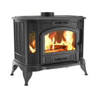 Чугунная печь-камин Kratki KOZA K9 Ø 130 ASDP (10,0 кВт)(KOZA/K9/130/ASDP)