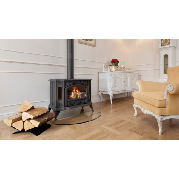 Чугунная печь-камин Kratki KOZA K9 Ø 150 ASDP (10,0 кВт)